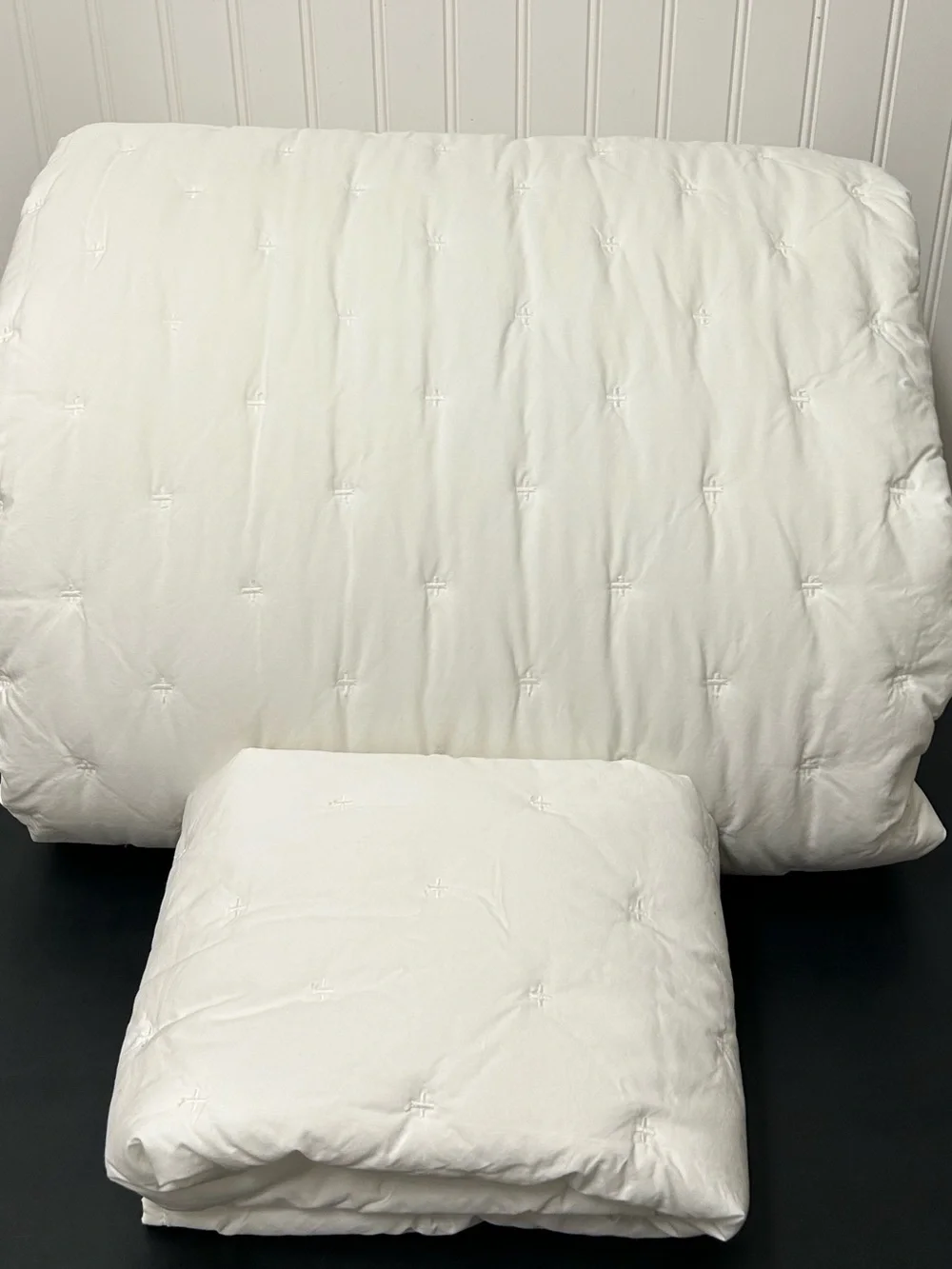 Pottery Barn 400 thread count Percale quilt and sham
